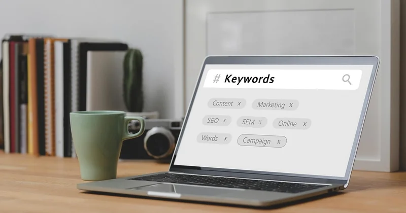 What should you consider when selecting keywords to guide your content strategy?